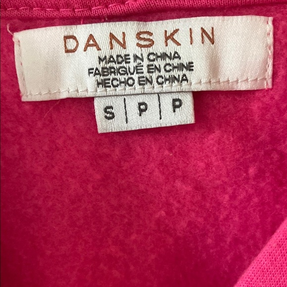 Danskin Pink Sweatshirt Small - Picture 4 of 5